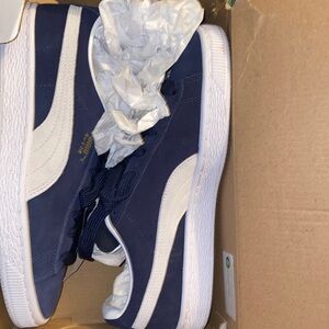 Navy Suede Classic Puma Men’s 6 WMN 7.5